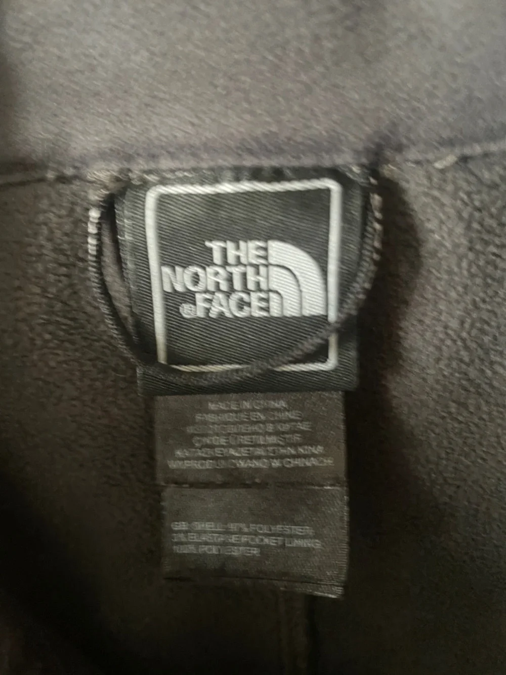 The North Face men’s jean jacket size medium.